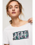 Pepe Jeans London Tricou de bumbac cu imprimeu logo Patsy - Pled.ro