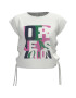 Pepe Jeans London Tricou de bumbac cu snururi laterale - Pled.ro