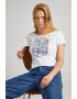 Pepe Jeans London Tricou de bumbac relaxed fit cu imprimeu - Pled.ro