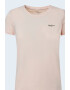 Pepe Jeans London Tricou din amestec de bumbac cu detaliu logo Bellrose - Pled.ro