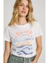 Pepe Jeans London Tricou din bumbac cu imprimeu Esha - Pled.ro