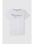 Pepe Jeans London Tricou din bumbac cu imprimeu logo - Pled.ro