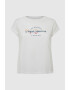 Pepe Jeans London Tricou din bumbac cu imprimeu logo Evette - Pled.ro