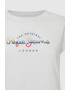 Pepe Jeans London Tricou din bumbac cu imprimeu logo Evette - Pled.ro