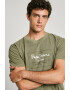 Pepe Jeans London Tricou din bumbac cu imprimeu logo Simon - Pled.ro