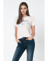 Pepe Jeans London Tricou din bumbac organic cu imprimeu grafic Adette - Pled.ro