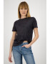 Pepe Jeans London Tricou din in cu detaliu innodat Lua - Pled.ro