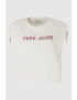 Pepe Jeans London Tricou lejer cu logo in relief - Pled.ro