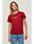 Pepe Jeans London Tricou regular fit cu logo Camila - Pled.ro