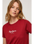 Pepe Jeans London Tricou regular fit cu logo Camila - Pled.ro