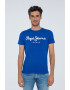 Pepe Jeans London Tricou slim fit cu imprimeu logo - Pled.ro