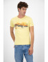 Pepe Jeans London Tricou slim fit cu imprimeu logo Melvin - Pled.ro