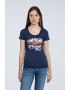 Pepe Jeans London Tricou slim fit cu logo cu paiete Blaze - Pled.ro