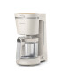 Philips Cafetiera HD5120/00 Conscious Collection Corp plastic reciclat pe bază bio Aroma Twister 1.2 L Timp preparare vas plin 10 min Oprire automată Opritor de picurare Capac detașabil și vas de sticla Indicator de nivel al apei - Pled.ro