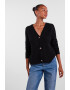 Pieces Cardigan striat cu decolteu in V - Pled.ro