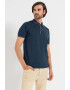 Pierre Cardin Tricou polo cu fermoar scurt - Pled.ro