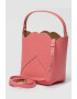 Pinko Geanta bucket de piele Heart - Pled.ro