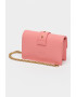 Pinko Geanta crossbody de piele cu clapa Love Micro - Pled.ro