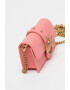 Pinko Geanta crossbody de piele cu clapa Love Micro - Pled.ro