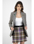 Pinko Sacou cu un nasture si model houndstooth - Pled.ro