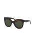 Polo Ralph Lauren Ochelari de soare rotunzi cu aspect tortoise - Pled.ro