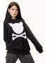 PORC Bluza sport unisex cu maneci raglan si imprimeu logo - Pled.ro