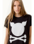 PORC Tricou unisex de bumbac cu imprimeu logo - Pled.ro