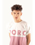 PORC Tricou unisex de bumbac cu logo supradimesionat Elements - Pled.ro