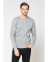 Produkt by Jack & Jones Bluza sport din amestec de bumbac cu decolteu la baza gatului Basic - Pled.ro