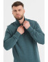 Produkt by Jack & Jones Bluza sport din amestec de bumbac cu fermoar scurt - Pled.ro