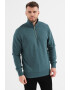 Produkt by Jack & Jones Bluza sport din amestec de bumbac cu fermoar scurt - Pled.ro