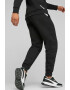 Puma Pantaloni sport din amestec de bumbac cu imprimeu logo discret - Pled.ro