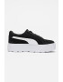 Puma Pantofi sport flatform din piele intoarsa cu insertii din piele ecologica Karmen - Pled.ro