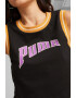 Puma Top crop cu imprimeu logo Team For The Fanbase - Pled.ro