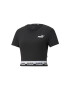 Puma Tricou crop cu banda logo in talie Amplified - Pled.ro