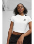 Puma Tricou crop din bumbac cu detaliu logo - Pled.ro