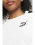 Puma Tricou crop din bumbac cu detaliu logo - Pled.ro