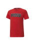 Puma Tricou cu decolteu la baza gatului Alpha Graphic - Pled.ro