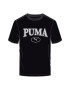 Puma Tricou cu decolteu la baza gatului si imprimeu logo Squad - Pled.ro