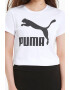 Puma Tricou cu decolteu la baza gatului si logo Classics - Pled.ro