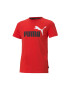 Puma Tricou cu decolteu la baza gatului si logo Essentials+ 2 - Pled.ro