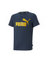 Puma Tricou cu imprimeu logo si decolteu la baza gatului - Pled.ro