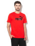 Puma Tricou regular fit cu imprimeu logo Essentials - Pled.ro