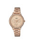 Q&Q Ceas dama AA45J002Y Quartz Rose gold - Pled.ro