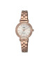 Q&Q Ceas dama QZ89J011Y Quartz Rose gold - Pled.ro