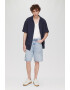 Q/S by s.Oliver Bermude relaxed fit din denim cu aspect deteriorat - Pled.ro