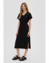 Q/S by s.Oliver Rochie midi cu slit lateral - Pled.ro