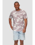 Q/S by s.Oliver Tricou de bumbac cu imprimeu tropical - Pled.ro