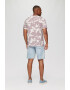 Q/S by s.Oliver Tricou de bumbac cu imprimeu tropical - Pled.ro