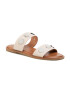 QUAZI Papuci flip-flop dama Piele naturala bej - Pled.ro